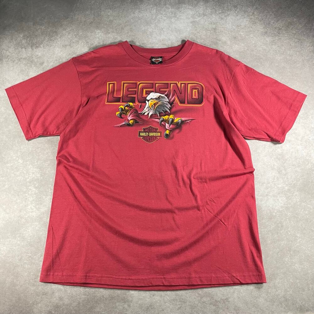 Vintage Y2K Harley Davidson Nebraska Biker T-shirt Men’s XL